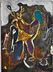 Stvaranje 23x32cm by Zoran Bojinovic, Oil, 32cm x 23cm x 2cm
